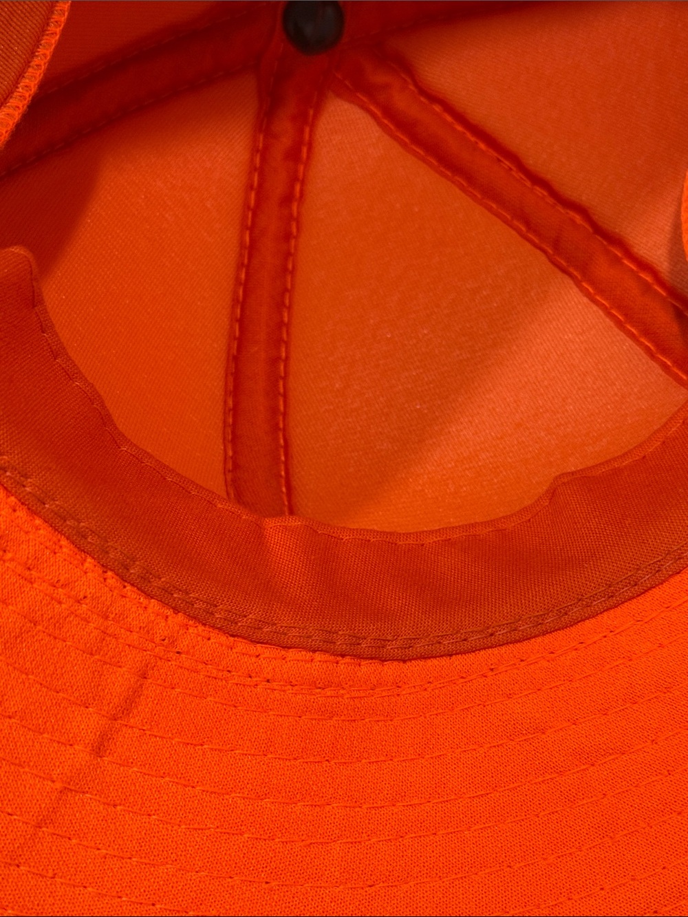 High-Visibility Orange Men's 80’s vintage Hat from Duck Bay - Picture 8 of 11